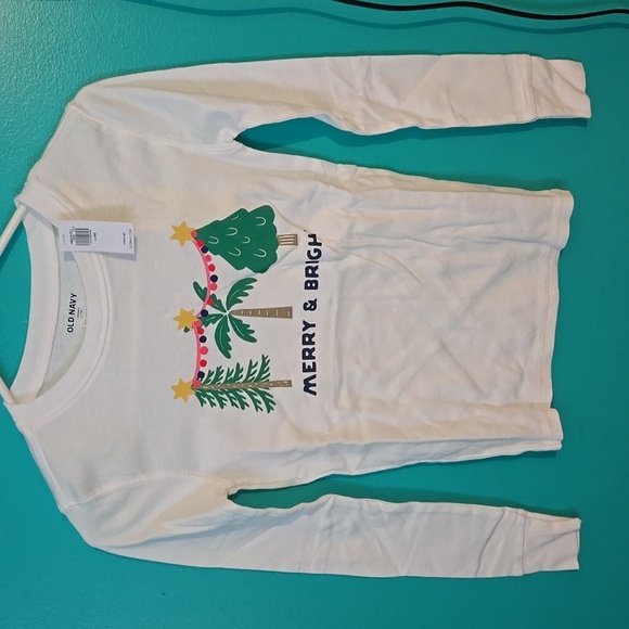 Old Navy Merry & Bright Holiday Pajama Set - Picture 3 of 7